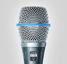 Shure. Micrófonos Beta.